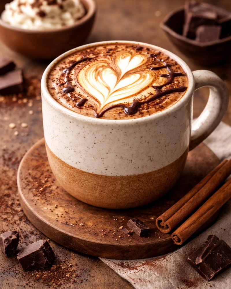 Ember Mocha — rich espresso with dark chocolate and cinnamon
